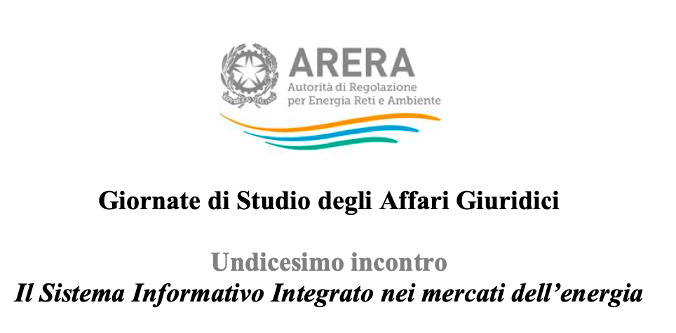 Il Sistema Informativo Integrato nei mercati dell'energia